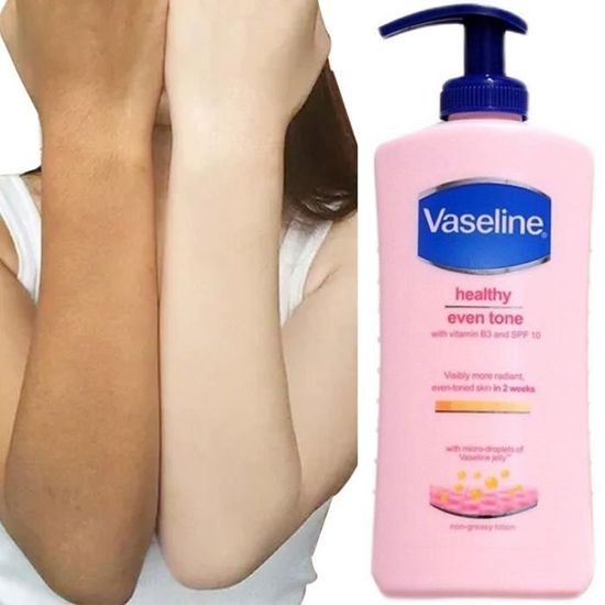 Huile Corporelle Vaseline Vitamin B3 - Hydratante, éclaircissante, Anti-taches - 200 Ml - Neuf