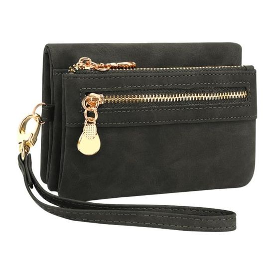 Portefeuille Femme TU En Cuir Noir - Neuf Avec étiquettes, Maroquinerie Simple Et élégante