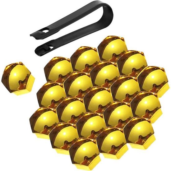 20 Pièces Cache Ecrou Abs Processus De Galvanoplastie, Cache Boulon ...