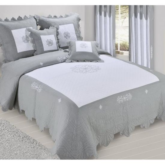 Couvre Lit Boutis 2 Places Chantilly