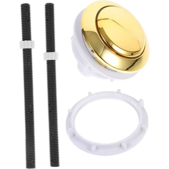 Toddmomy 4 Pièces Bouton Chasse Eau Pour Réservoir Toilettes Forme De