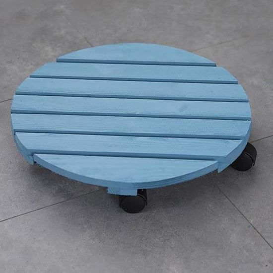 Porte-plantes à roulettes, lot de 3, fonte, support pot de fleurs, 4 roues, D: 33,5 cm, rond, design antiquités, bronze