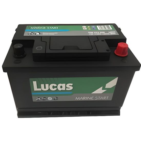 Batterie de démarrage Loisirs/Camping-cars Lucas Marine Starter LB3 LM03 12V  72Ah / 680A - Cdiscount Auto