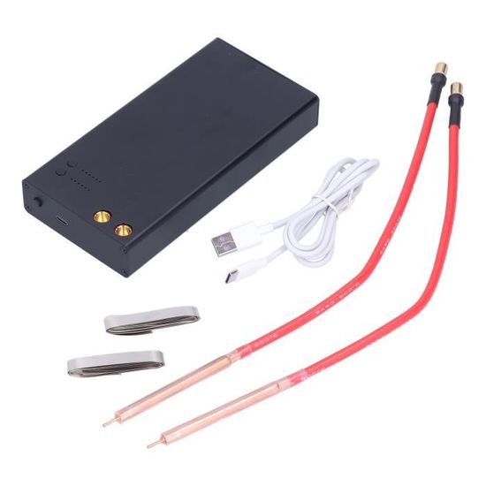 Soudeuse Par Points Portable Avec Batterie – 99 Niveaux, écran LCD, Modes Auto/manuel