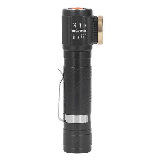 Lampe Torche Laser Lumière Bleue 465-470nm - Haute Puissance 68 Lumens (Noire)