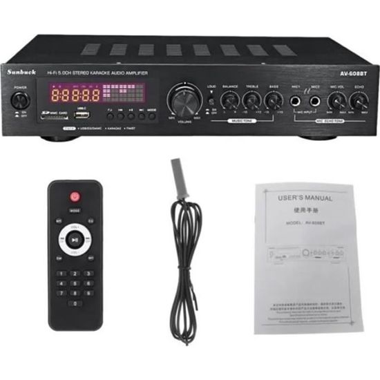 Amplificateur Bluetooth DIY – 12V/220V – Mono/Sono Stéréo Haute Puissance – Carte
