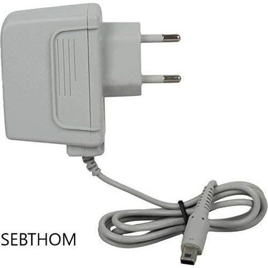 NEUF NEW chargeur voiture et secteur nintendo DSi 2DS et 3DS noir