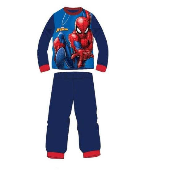 Pyjama Enfant SPIDERMAN Polaire 2 Pieces Bleu Rouge