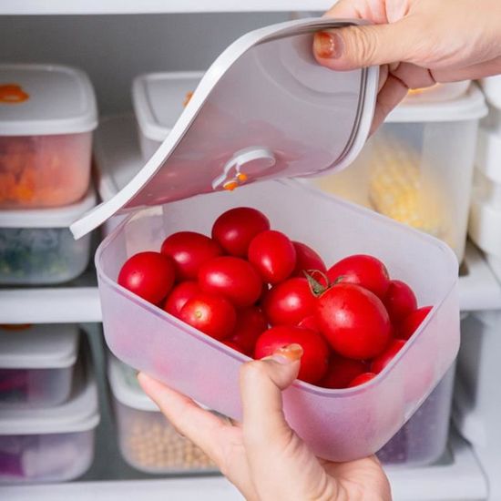 Récipients De Rangement Sous Vide - Boîtes Hermétiques Avec Pompe Pour Aliments, Empilables, 3 Tailles - 3
