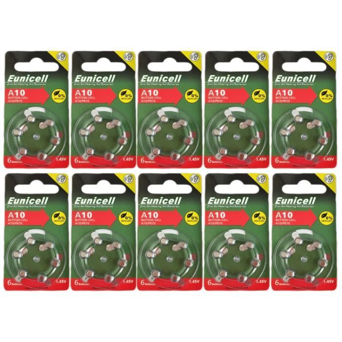 EverActive 10, 60 Batterie Per Apparecchi Acustici, Ad Alta - Foto 13