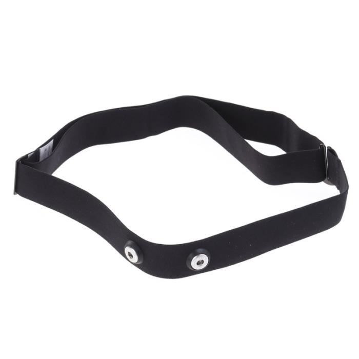 Ceinture de poitrine élastique ajustable sport surveillance de la fréquence cardiaque Équipement de conditionnement physique