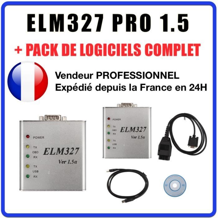 ELM327 PRO 1.5 USB - Valise Diag Auto OBD
