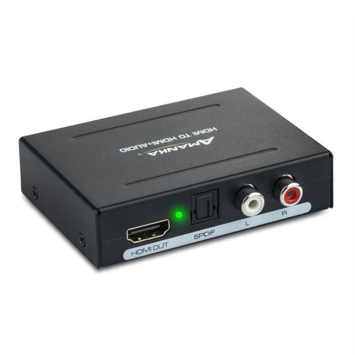 Convertisseur audio Extracteur audio HDMI 1.3V 20194
