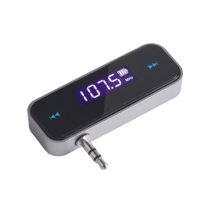 Transmetteur FM Sans Fil,TechKen Recepteur FM Émetteur Universel Wireless Mini Fm Transmitter Adaptateur Autoradio Voiture Suppor