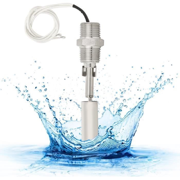 Interrupteur De Capteur De Flotteur De Niveau D'Eau Liquide Montage Latéral En Acier Inoxydable 304 1 / 2Npt Filetage Mâle Dc0-110V