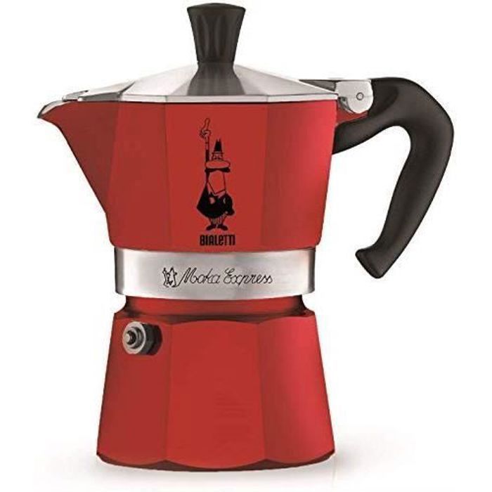 Bialetti 4941 Moka Express Espresso Maker Red