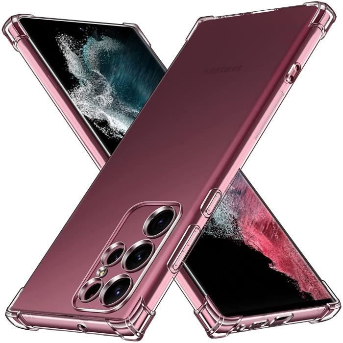 Coque Galaxy S22 ultra Coque Silicone Gel Ultraslim Transparent Tpu