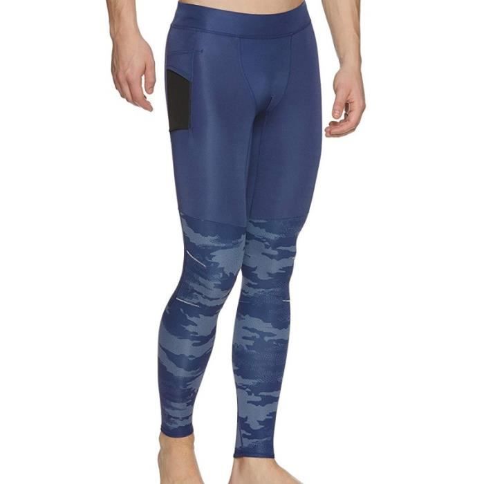 Collant Running Bleu Homme Adidas TKO TIGHT M