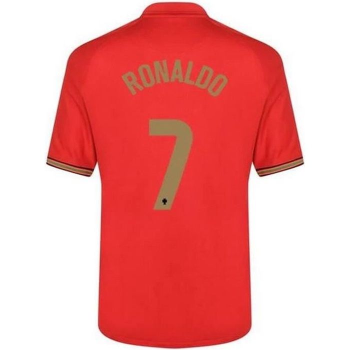 Nouveau Maillot Officiel de Football Homme Nike Portugal Domicile Euro 2020 Flocage Officiel Numéro 7 Ronaldo
