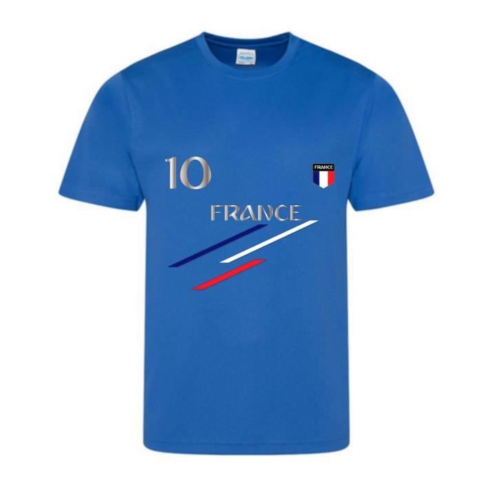 Maillot - Tee shirt France enfant bleu royal