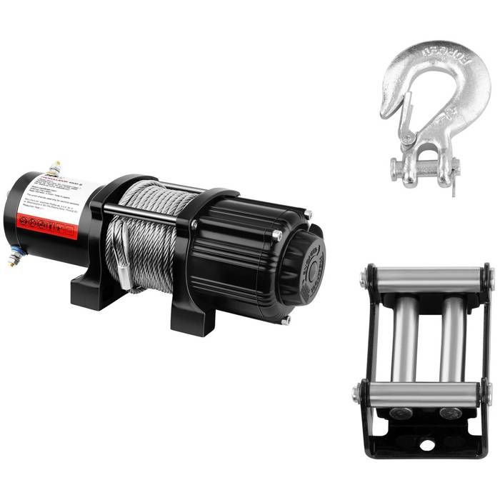 Treuil 4x4 Poulie de renvoi incl. 2040kg-4500 lbs Longueur câble 125 m Diamètre câble 55mm Tambour diamètre41mm PROPULLATOR 4500-B