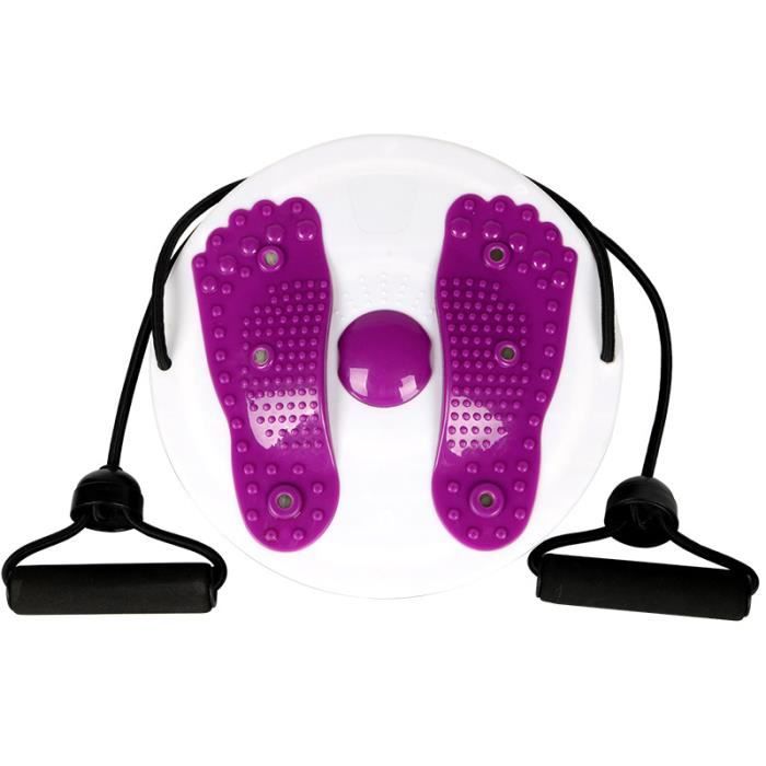 Appareil de fitness de machine de torsion Massage magnétique de réduction de torsion violet