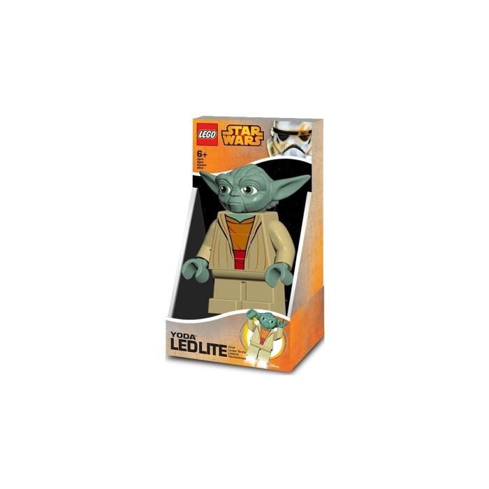 Lego Star Wars : Lampe Torche Yoda De 15.5 Cm Environ - Figurine - Enfant - Collection