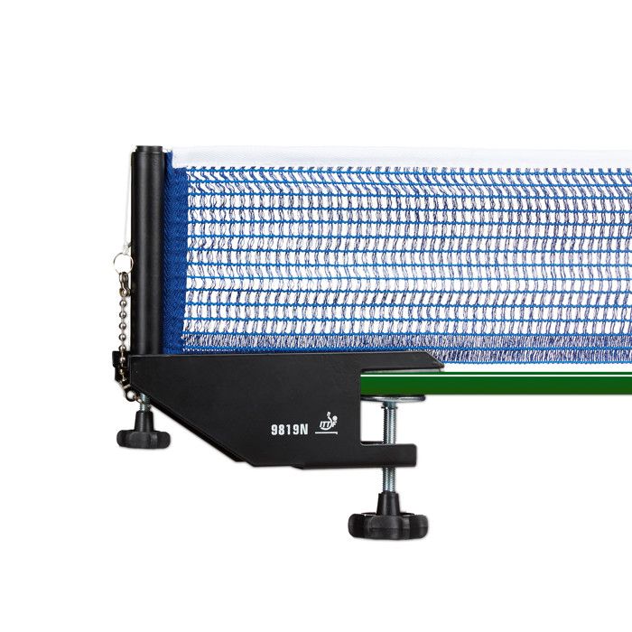 Relaxdays Filet de tennis de table professionnel métal 19,2 x 23,5 cm filet de ping pong, noir