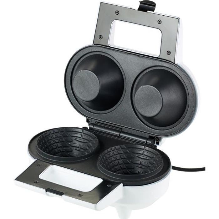 Gaufrier pour 2 coupelles en gaufrette