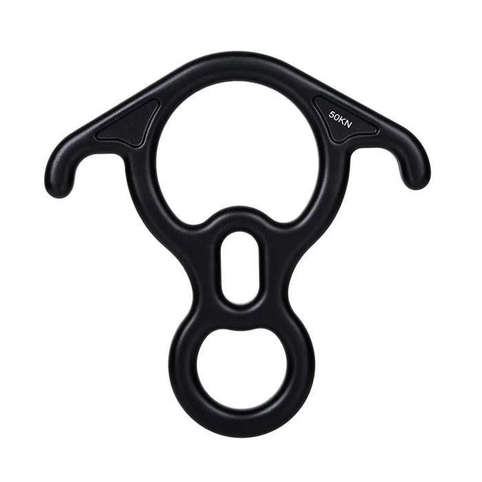 Rotule Pivotante 360° 30 KN – Alliage Alu-Mg, Roulement à Billes, 2 Mousquetons, Boucle Cornes, Pour Yoga Aérien, Soie, Escalade, Hamac, Balançoire