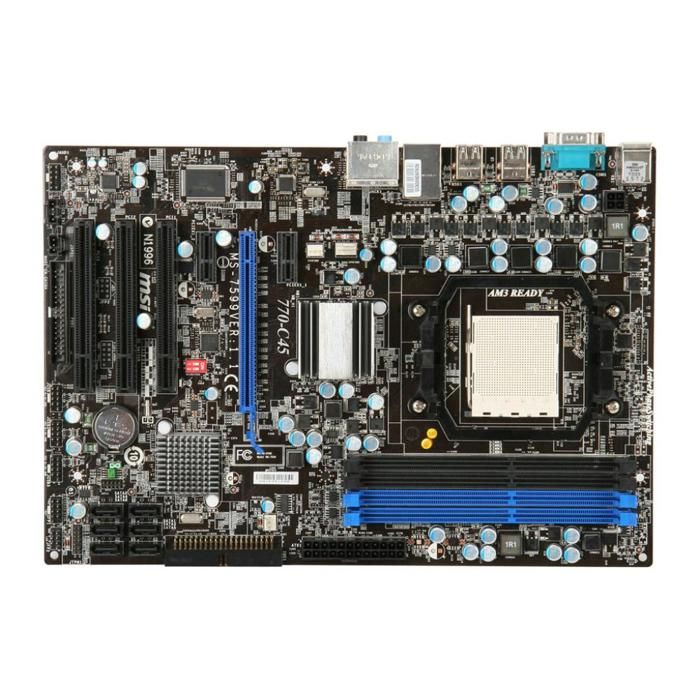 Carte mère MSI 770-C45 AMD 770 Socket AM3 4xDDR3 SDRAM 16 Go ATX Reconditionné - MSI reconditionné disponible sur Cdiscount Seconde Vie