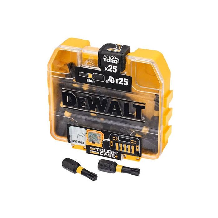 25 embouts de vissage Impact Torsion T25 DEWALT DT70558T QZ en boite Tic Tac - vue 2