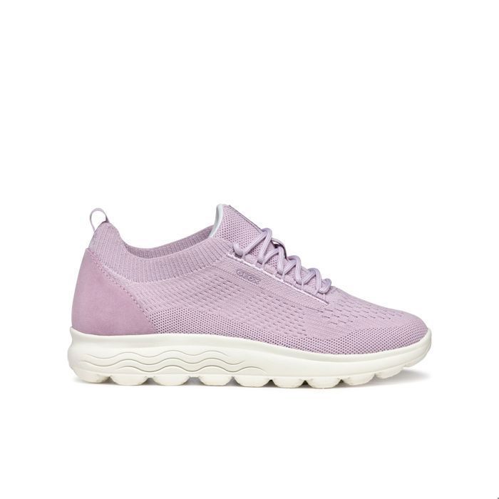 Geox GEOX Spherica A - Baskets basses femme violet amorties et respirantes