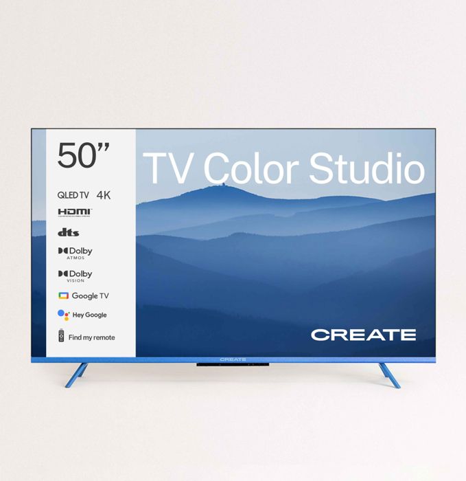 Téléviseur QLED 4K Create Écran antireflet Dolby Atmos Commande vocale