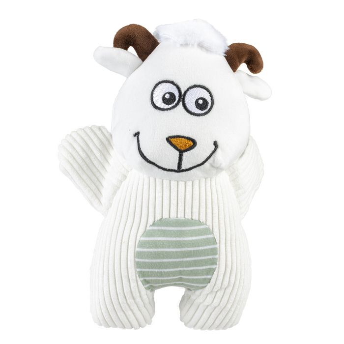 Jouet peluche pour chien husky + os Duvoplus - 27 5x27 4x16 5 cm Jouet peluche pour chien husky + os Duvoplus - 27 5x27 4x16 5 cm