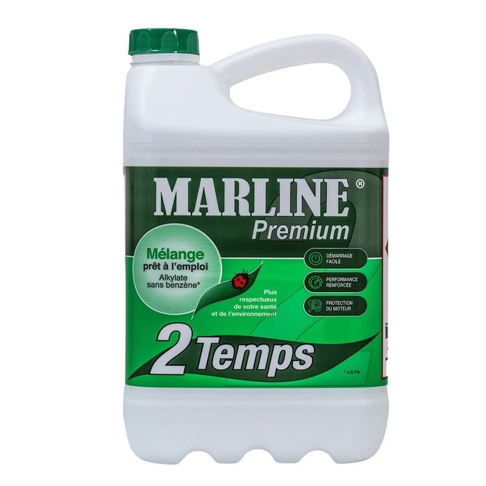 Mélange Alkylate pour moteurs 2 Temps MARLINE Premium (5 litres) PREM2T858 - Marline
