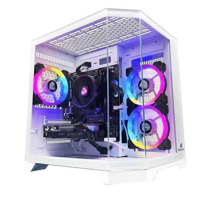 PC Gamer - NITROPC - Avancé Silver - AMD Ryzen 5 5500 - RTX 3050 6Go - 16Go RAM - 1To SSD