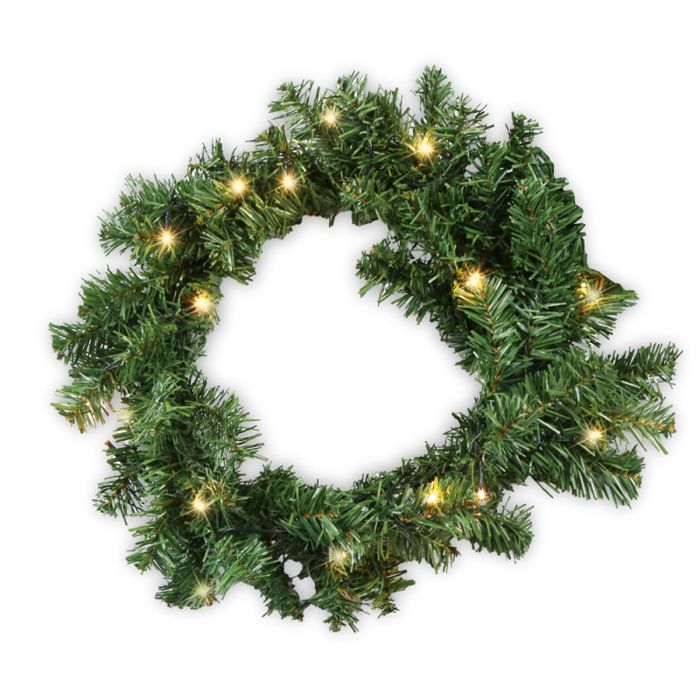 Guirlande LED Noël 5 M - 100 Lumières Blanc Chaud Avec Boules Rouges/Dorées Et Flocons De Neige - 8