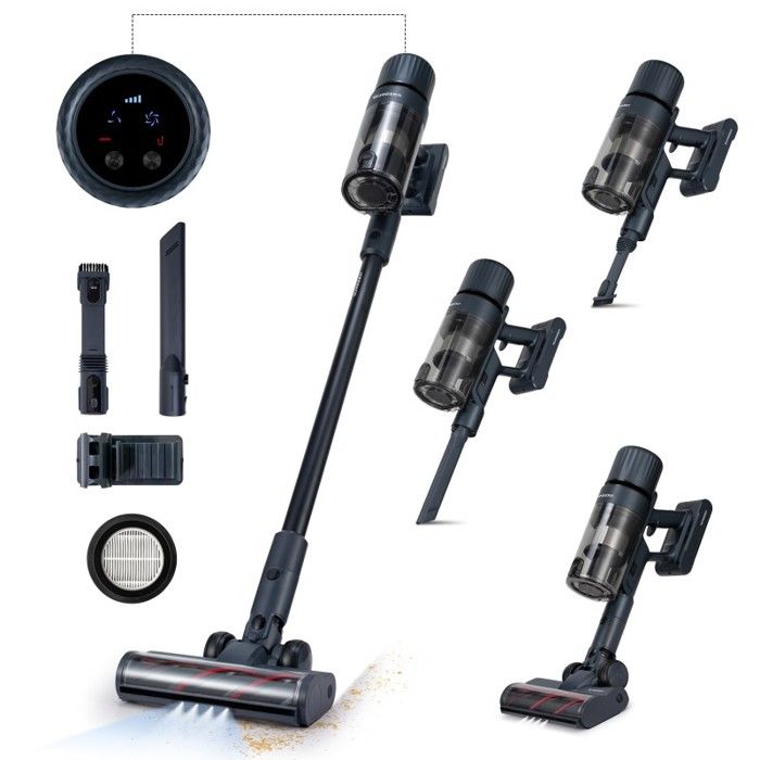 Schneider Sch V20 Aspirateur Balai Sans Fil Led Filtration Hepa