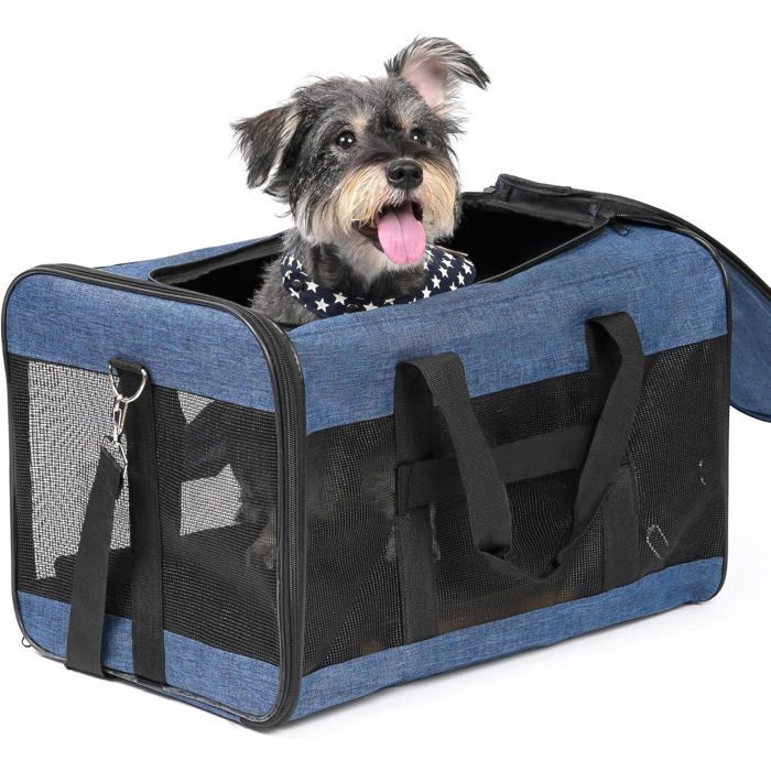 Meilleurs prix pour Sac de transport souple pour chien grand sac de transport pour chat avec laisse de sécurité intérieure