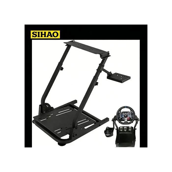 Support de volant Career Race pour volants Logitech G25 G27 G29 G920 T80 T150 et T300RS réglable de 685 à 800 mm