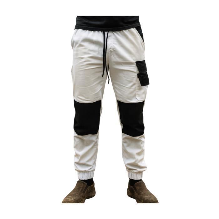 Pantalon cargo multi-poches décontracté à la mode pour hommes Pantalon extensible résistant à l