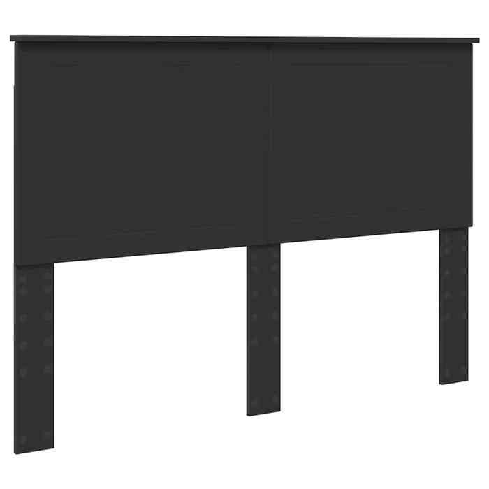Tête de lit en bois dingénierie - vidaxl - Chêne noir - 140 cm - 143x7x100 cm - Facile à nettoyer - Durable
