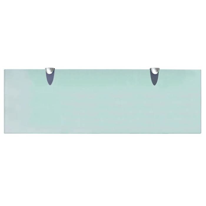 (SOLDES DEC)Étagère murale - VIDAXL - charge de 10 kg - Étagère de rangement suspendue Verre 60x20 cm 8 mm 01_1959653