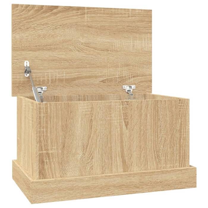 Soldes FlottantsCoffre de rangement 1PC - SHIELD - charge: 100 kg - Banc de rangement - Chêne Sonoma 50x30x28cm - Bois dingénieri