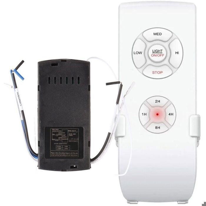 Kit de télécommande pour ventilateur de plafond télécommande universelle intelligente pour ventilateur de plafond et lumière pour - Ayxhy