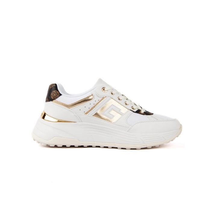 Basket Guess Femme Running Fonzi Blanc Synthétique