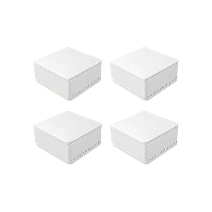 4 Pièces Rehausseur de Meubles en Acier Carbone 6 cm de Diamèe Rehausseur de Lit Rehausseur de Meuble Adhesif Peut S PIED DE MEUBLE