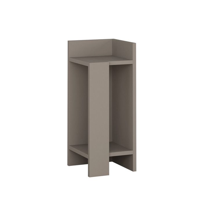Table de chevet en bois Elos Right - 25 x 27 x 60 cm - Moka clair Table de chevet en bois Elos Right - 25 x 27 x 60 cm - Moka clair