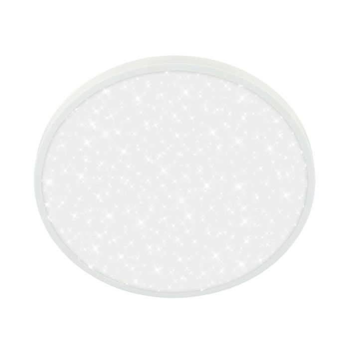 Plafonnier LED avec panneau décoratif ciel étoilé lumière blanche chaude salon chambre luminaire plafonnier 33 x 6 cm nicke Plafonnier LED avec panneau décoratif ciel étoilé lumière blanche chaude salon chambre luminaire plafonnier 33 x 6 cm nicke